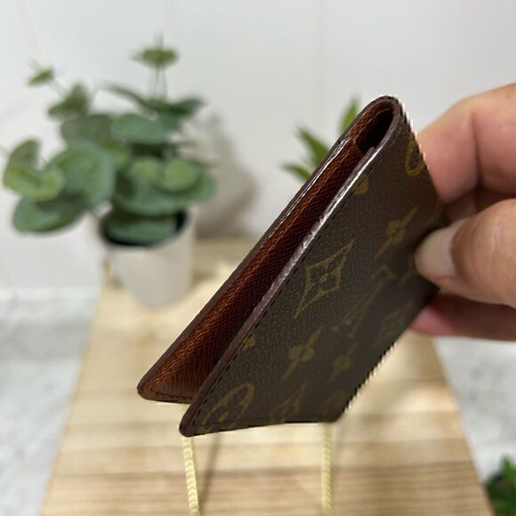 🌻 Louis Vuitton Monogram Porte 2 cartes Vertical Pass Card Case /8M0242 - Picture 6 of 8